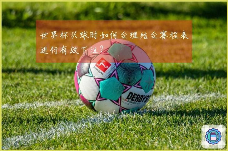 世界杯买球时如何合理结合赛程表进行有效下注？