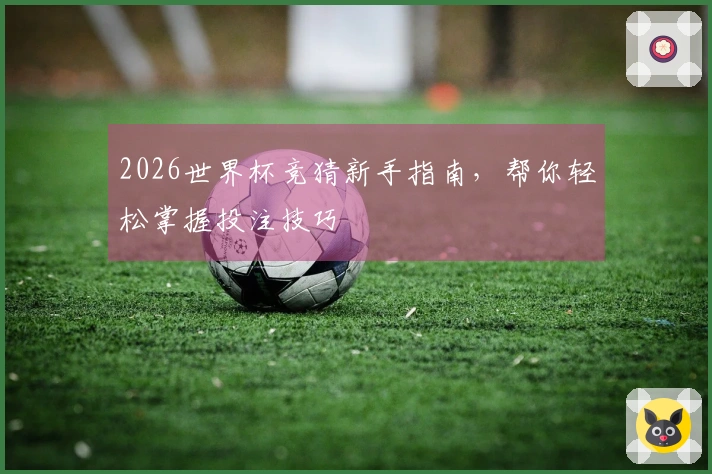 2026世界杯竞猜新手指南,帮你轻松掌握投注技巧